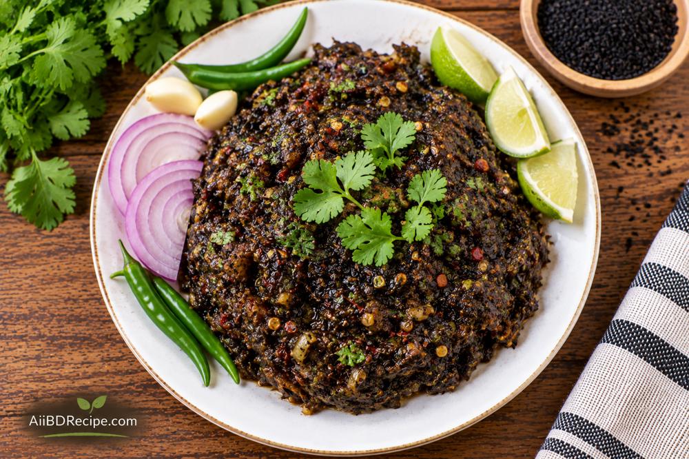 কালজিরার ভর্তা