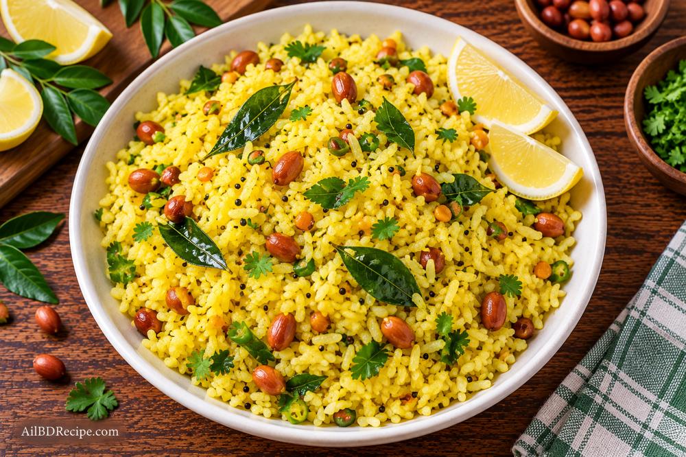 লেবু ভাত: চিনাবাদাম ও কারিপাতায় সুগন্ধি রান্না