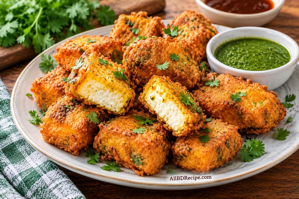 পনির পাকোড়া: বাইরে মচমচে, ভেতরে নরম নাশতা