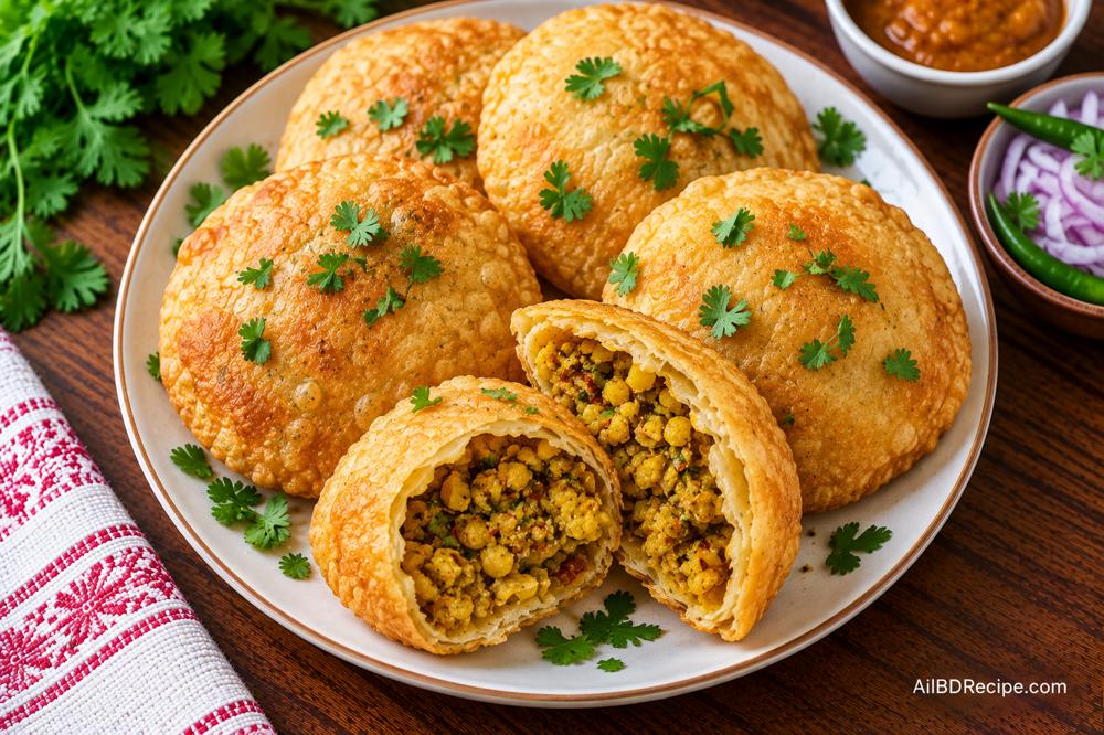 রাধাবল্লভী: ডালের পুরভরা ফুলকো কচুরি