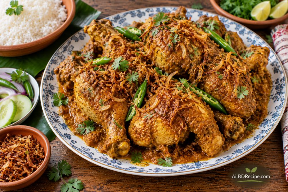 দেশি মুরগি দিয়ে চিকেন রোষ্ট