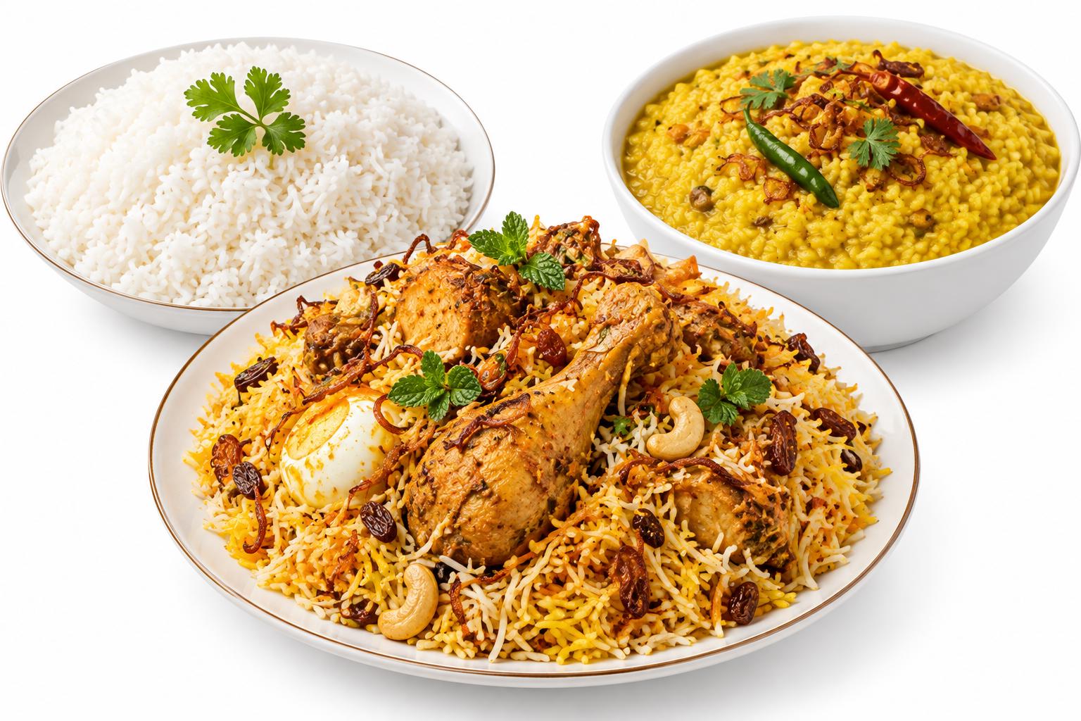 ভাত/বিরিয়ানি/খিচুরি